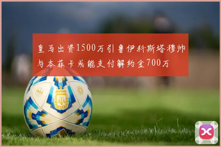 皇马出资1500万引鲁伊科斯塔穆帅与本菲卡或能支付解约金700万